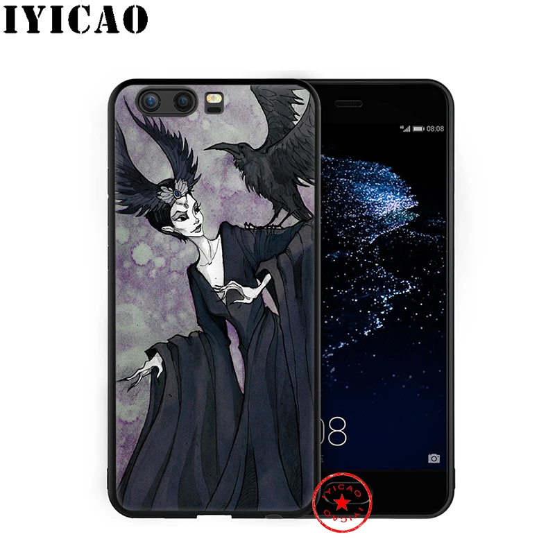 IYICAO Maleficent пленка мягкий чехол для huawei P30 P20 P10 P9 P8 2017 2016 2015 P Smart Z Plus 2019 mate 20 10 Lite Pro Mini |