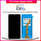 Оригинальный дисплей для Tecno SPARK 4 KC8 lcd кодирующий преобразователь сенсорного экрана в сборе для SPARK 4 KC8 lcd Замена