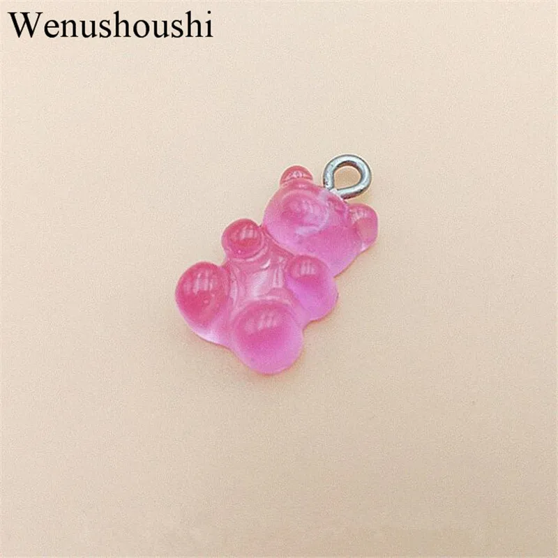 30 шт. Оптовая продажа Детское нижнее белье 21*11 мм конфеты в виде милого медведя