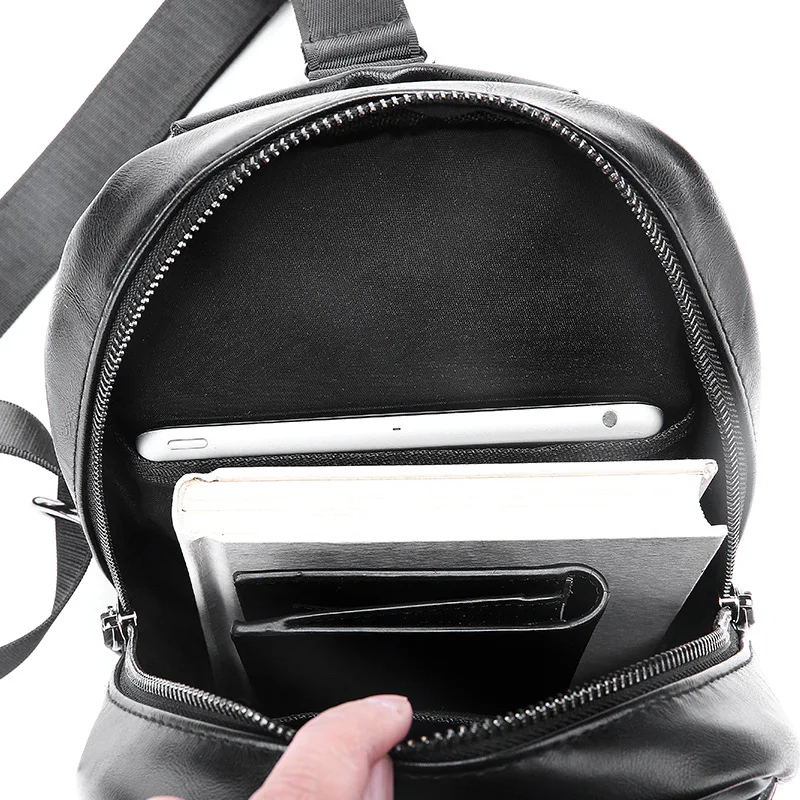 Новая Большая вместительная нагрудная сумка рюкзак на спине трендовый в