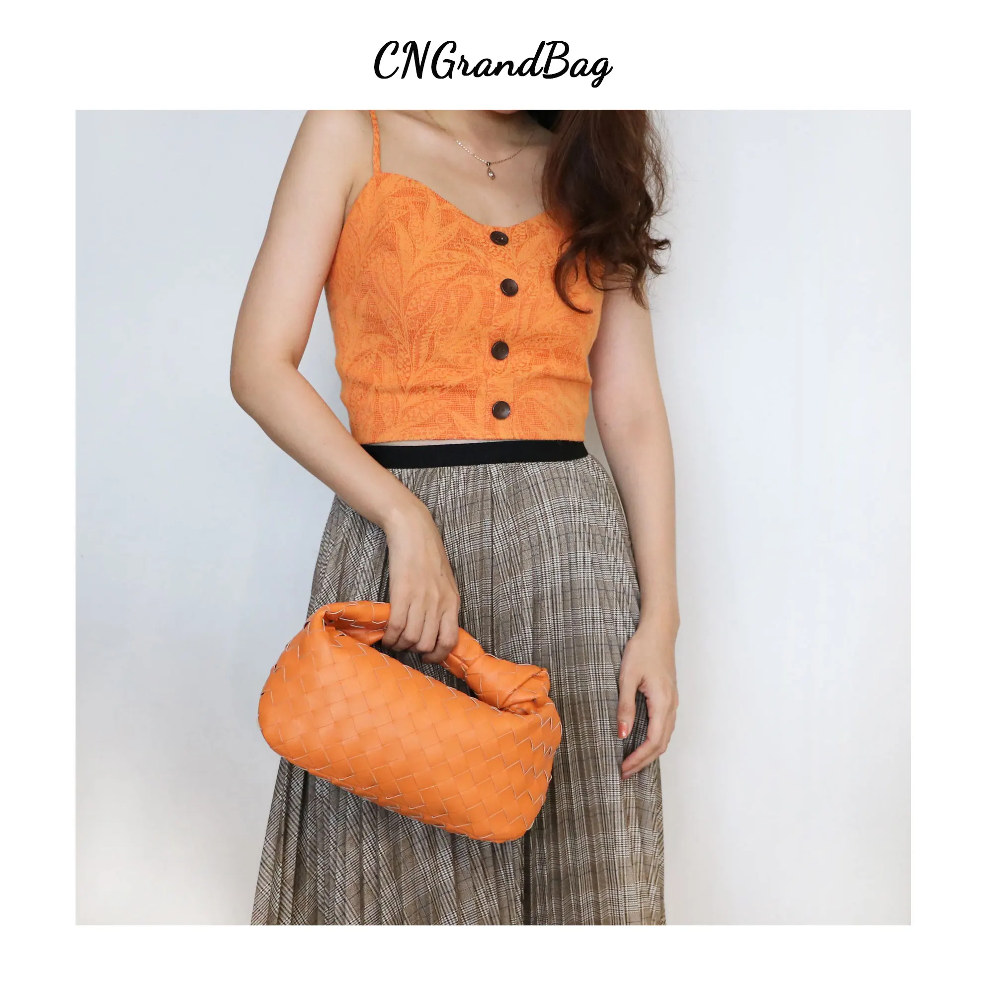 

Luxury Zipper Clutch Genuine Leather Bags For Women 2020 New Fashion Shoulder Lady's Bag Designer Handbag Weave Female Handbags