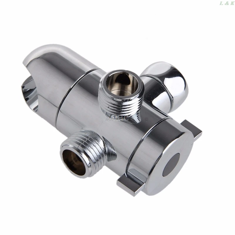 Трехполосная насадка для душа с дивертером комбинированная креплением на клапан