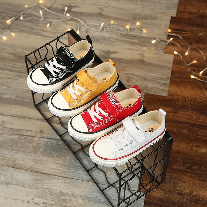 Кеды детские дышащие холщовые кроссовки плоская подошва Нескользящие