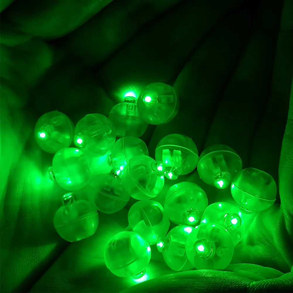 

50Pcs/Lot Round Ball Led Balloon Lights Mini Flash Lamps for Lantern Christmas Wedding Party Holiday Festival Decoration
