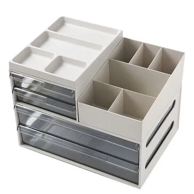 

Desktop storage box office drawer file stationery storage rack plastic office supplies rack storage box