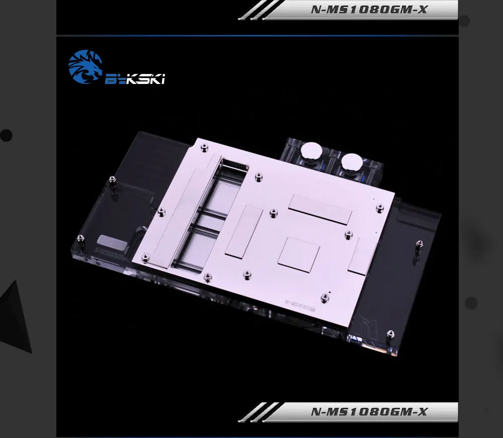 Bykski N-MS1080GM-X полное покрытие видеокарта блок водяного охлаждения для MSI GTX1080/1070 Gaming X/Duke/Armor, GTX1060 Gaming X