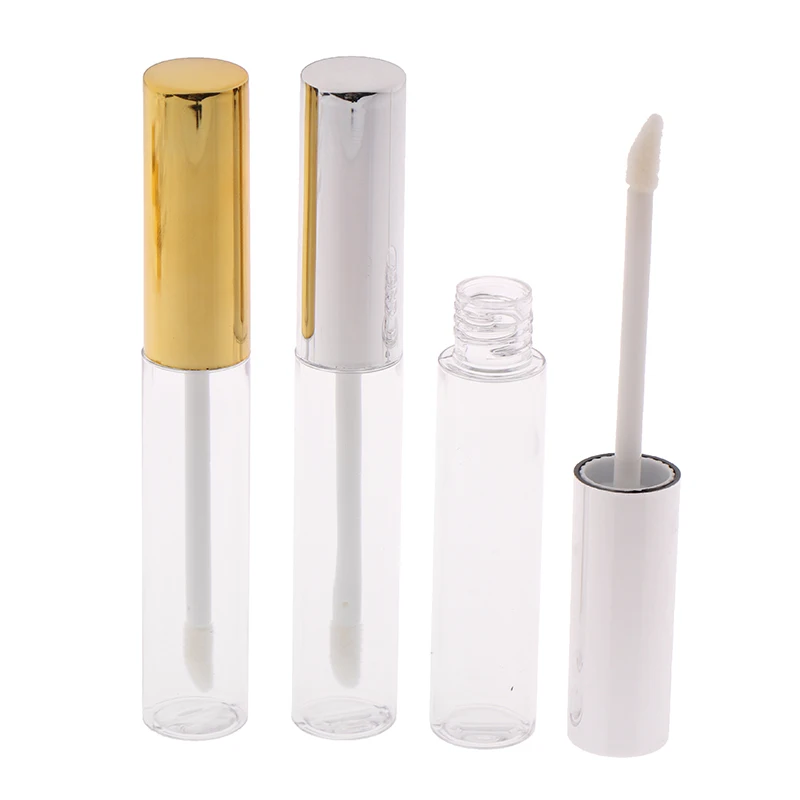 

5Pcs 10ML / 10Pcs 1.2ML Empty Cosmetic Container Tube Lip Gloss Empty Bottle Tube Travel Gloss Empty Clear Containers Hot