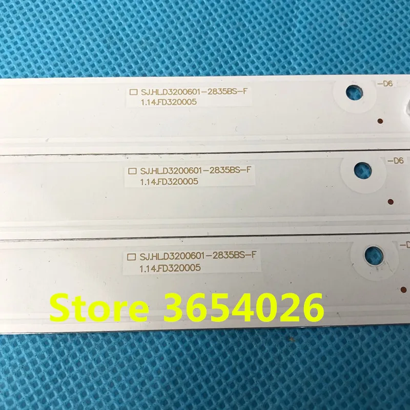 1 комплект = 6 шт. для светодиодной подсветки 32 дюймовой полосы LE 8822A SJ.HL.D3200601 2835BS F 6В