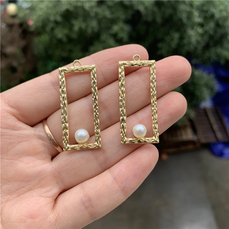 Подвески из цинкового сплава с имитацией жемчуга 2 шт./лот | Украшения и