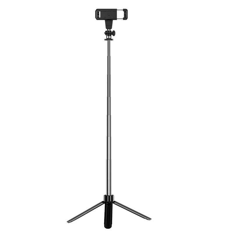 

All-In-One Selfie Stick Tripod Extendable Phone Holder with Bluetooth Remote and Tripod For Apple and Android Devices