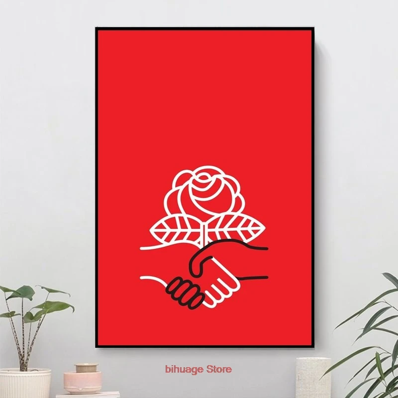 

Democratic Socialists of America Canvas Paintings Canvas Wall Art Posters And Prints Pictures Home Wall Decor