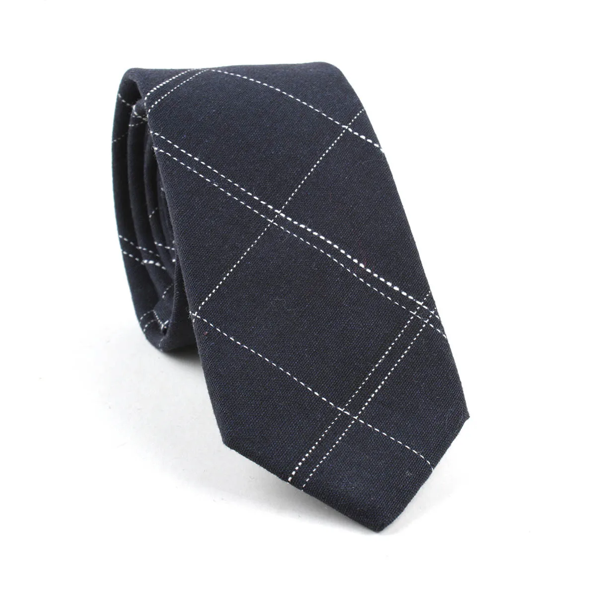 

6cm Mens Ties Leisure Bridegroom Cotton Necktie for Man Neck Tie Jacquard Business Gravatas Para Homens Custom Logo