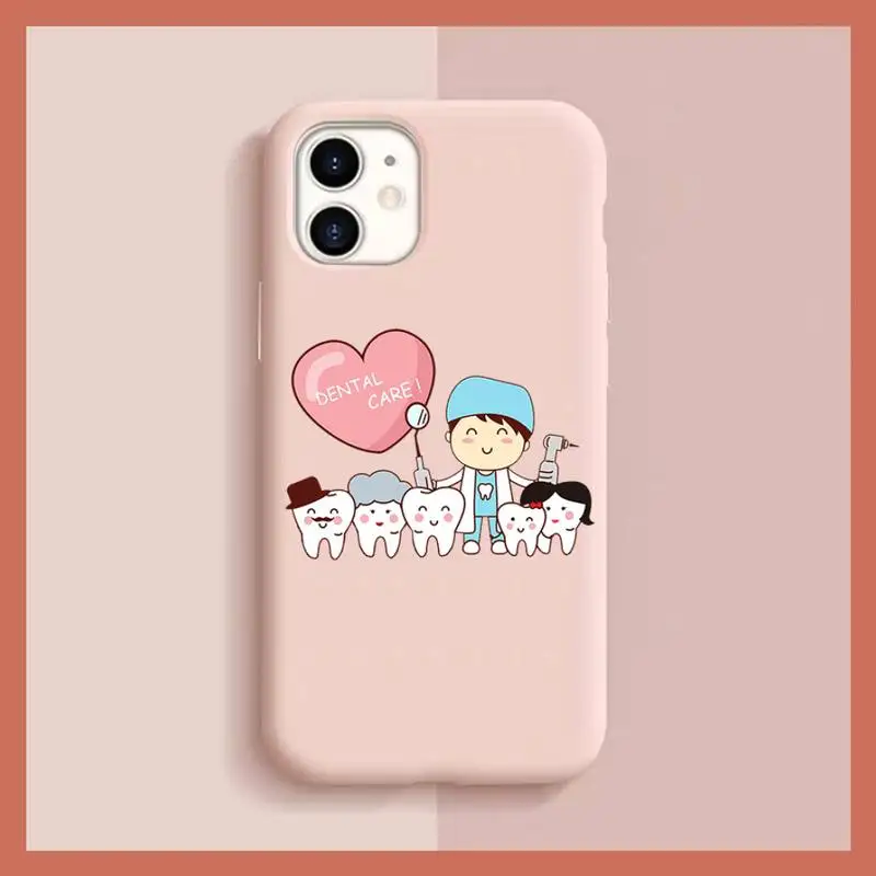 

Cute Wisdom Teeth Dentist Tooth Phone Case for iphone 13 11 12 mini pro max 7 8 plus 6 6s x xs max xr shell