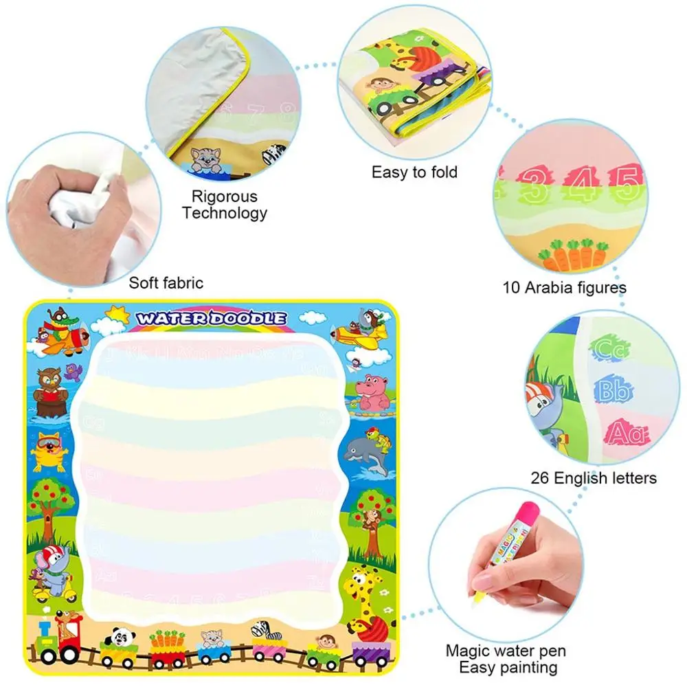 Детский коврик для рисования и письма развивающая игрушка помогает в