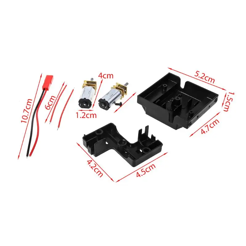 

Double Motor Gear Box DIY Upgrade Parts Accessories for Climbing Off-Road WPL C14 C24 RC Car