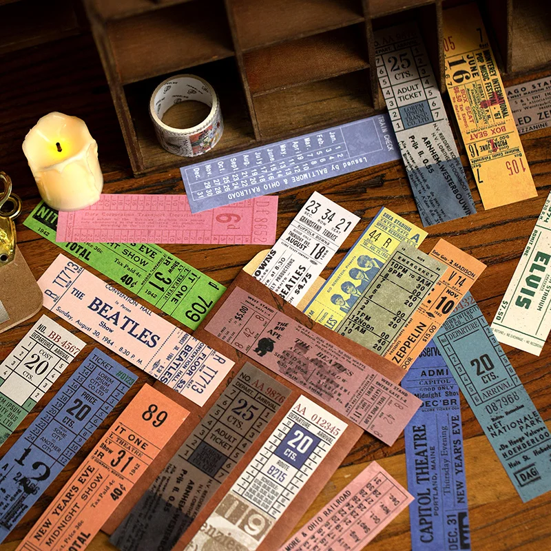 Винтажная Коллекция цветов пуля журнал прозрачный бумажный блокнот для заметок