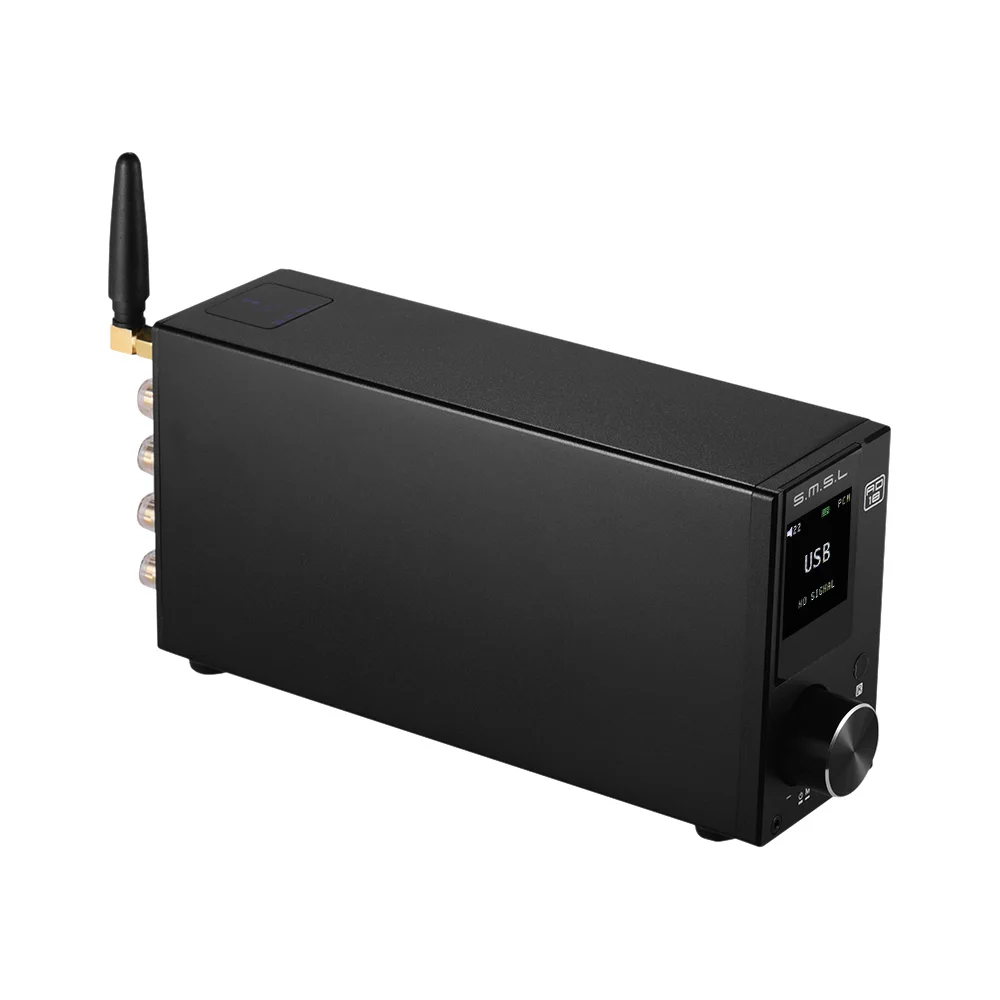 AD18 Full Digital Decoder Audio Amplifier Stereo Headphone Amp of 80W Power Support Optical/ BT/ Coaxial/ USB/ AUX Input | Спорт и
