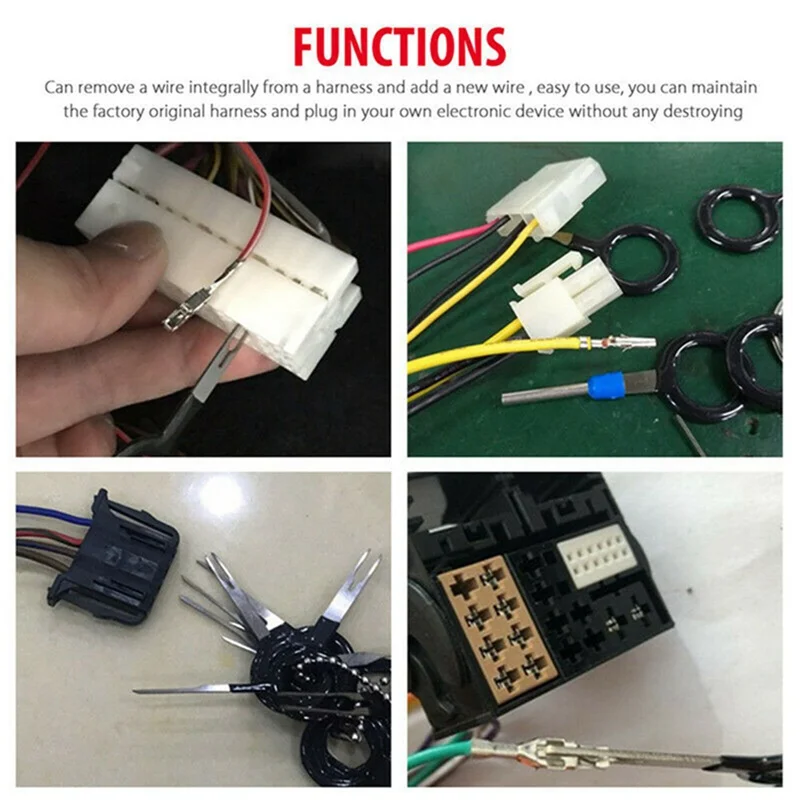 41 шт./компл. для извлечения разъемов инструмент удаления клемм автомобильных