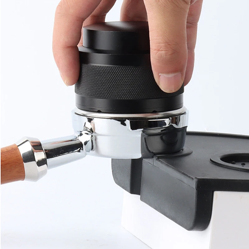 

Espresso Tamper Coffee Powder Press Hammer for Barista with Flat 304 Stainless Steel Base Distribution Tool