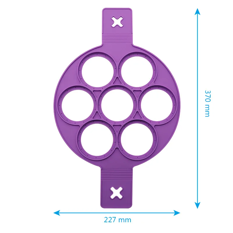 

Silicone Cooking Mould Egg Omelette Eggs Ring Flipping Fantastic Kitchen Gadgets Accessories NonStick Pancake Maker Mold