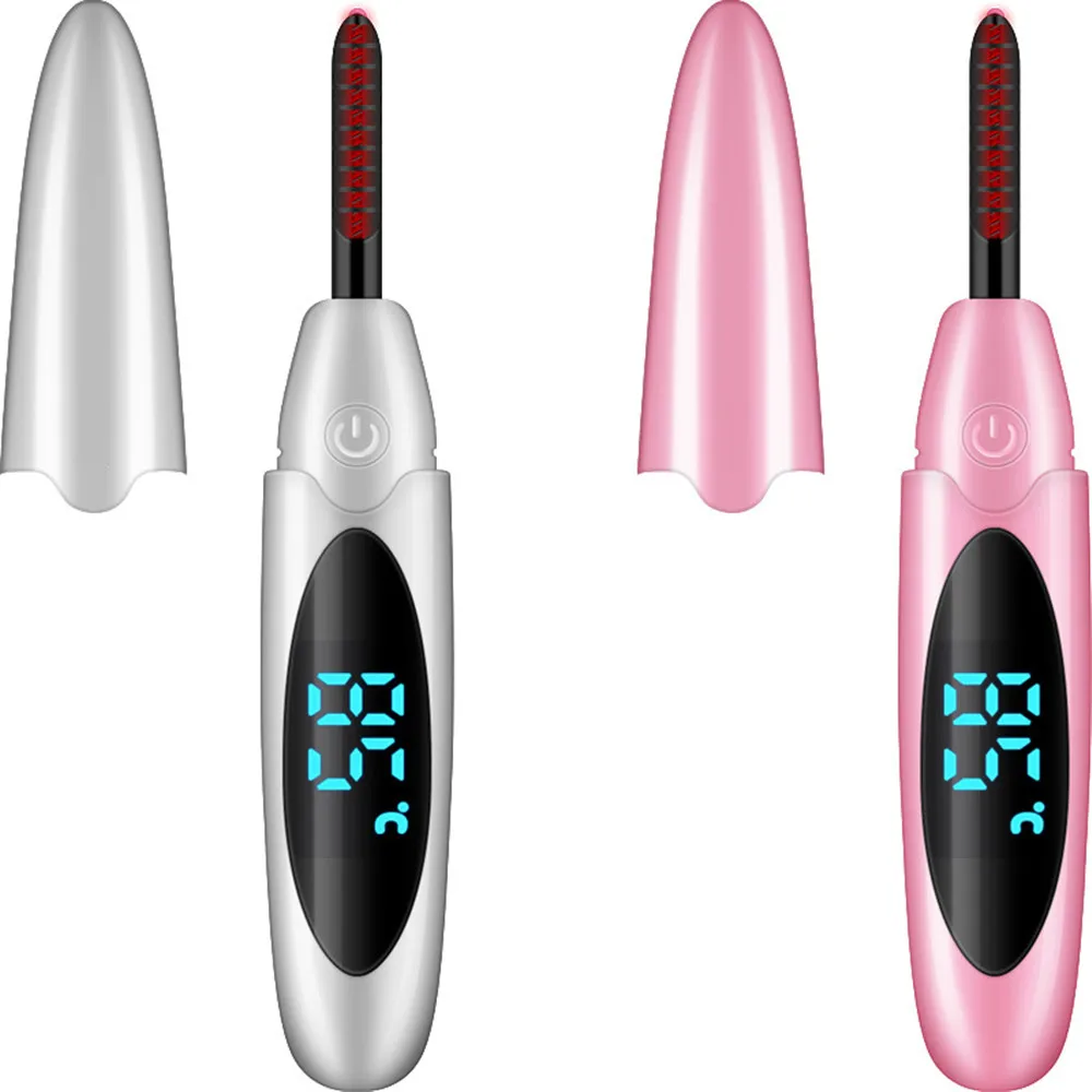 

Electric Heated Eyelash Curler Usb Charge Makeup Curling Kit Long Lasting Natural Eye Lash Curler Beauty Tools