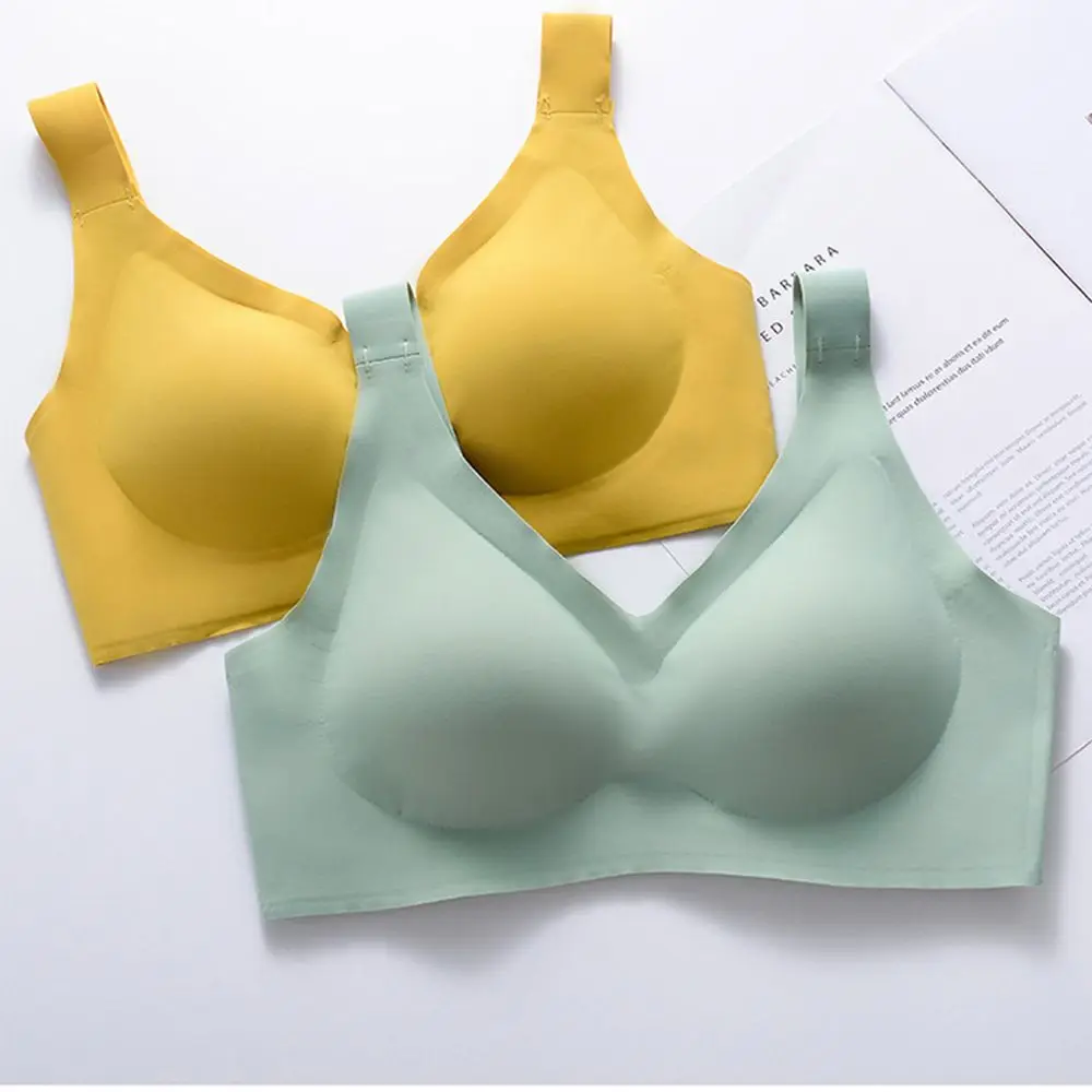

Adjustable Non-marking Latex No Steel Ring Women Bra Underwear Lingerie