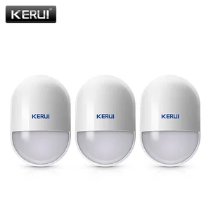 kerui 3pcs wireless pir detector infrared detector for home security gsm alarm systems 433mhz pir motion sensor indoor free global shipping