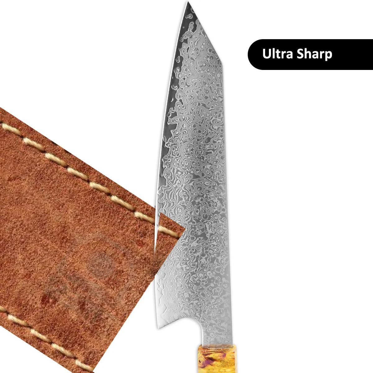 XITUO Chef Knife 8" inch Damascus Steel Professional Japanese Kitchen Knife Sharp Cleaver Kiritsuke Gyuto Santoku Cooking Tools