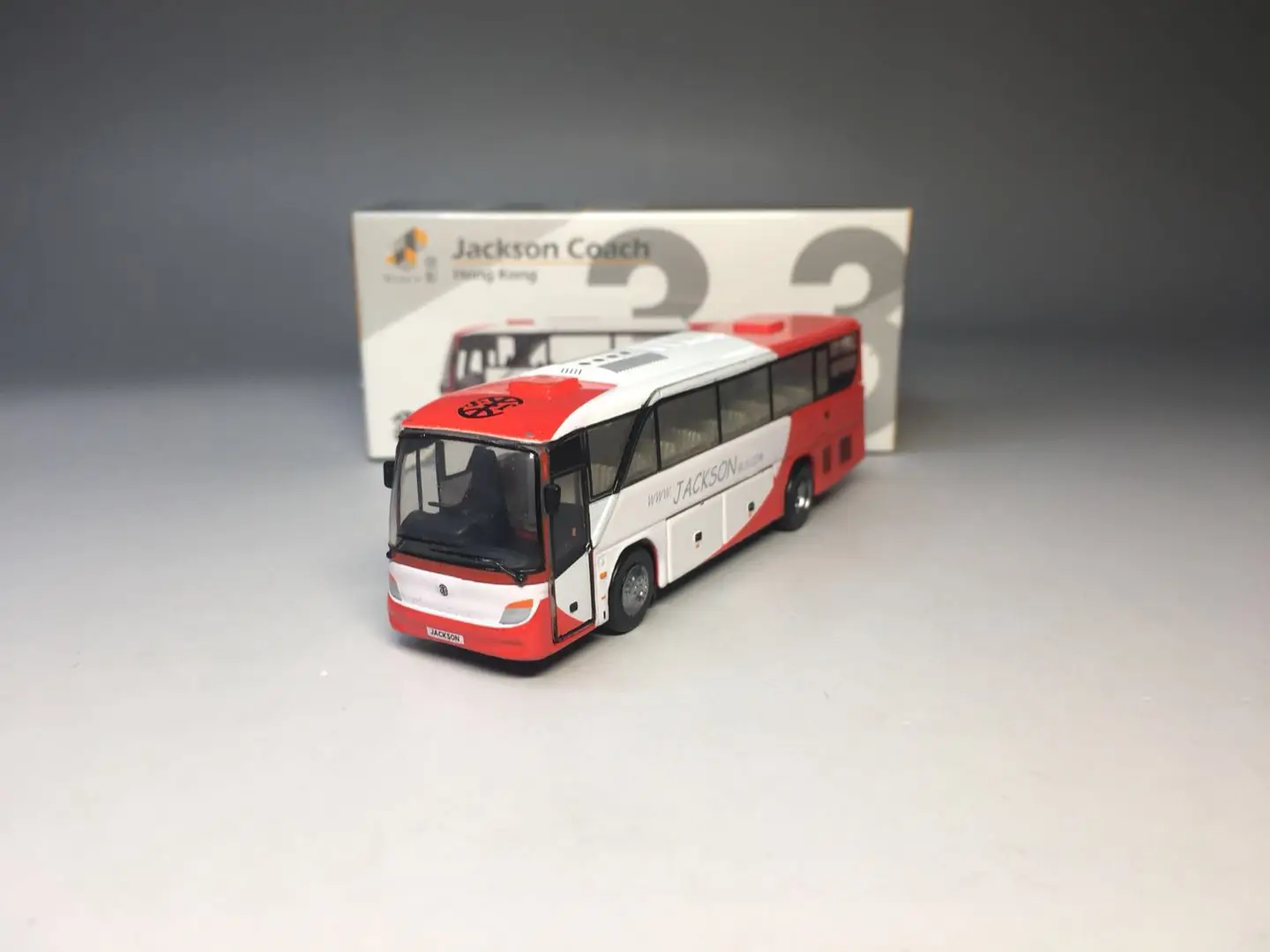 Крошечная коллекция 1/120 года автобус Джексона из Гонконга литой под давлением
