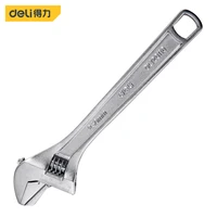 deli universal open end wrench carbon steel anti rust adjustable spanner multi functional car repair hand tool household