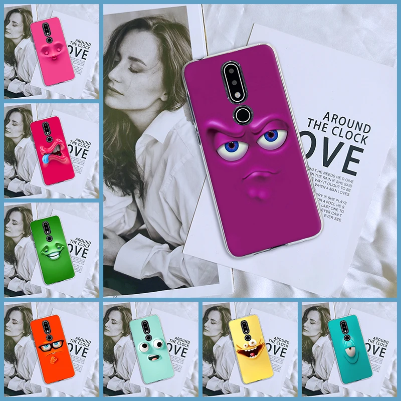 Силиконовый чехол для телефона Nokia 4 2 3 мягкая задняя крышка с забавным мультяшным