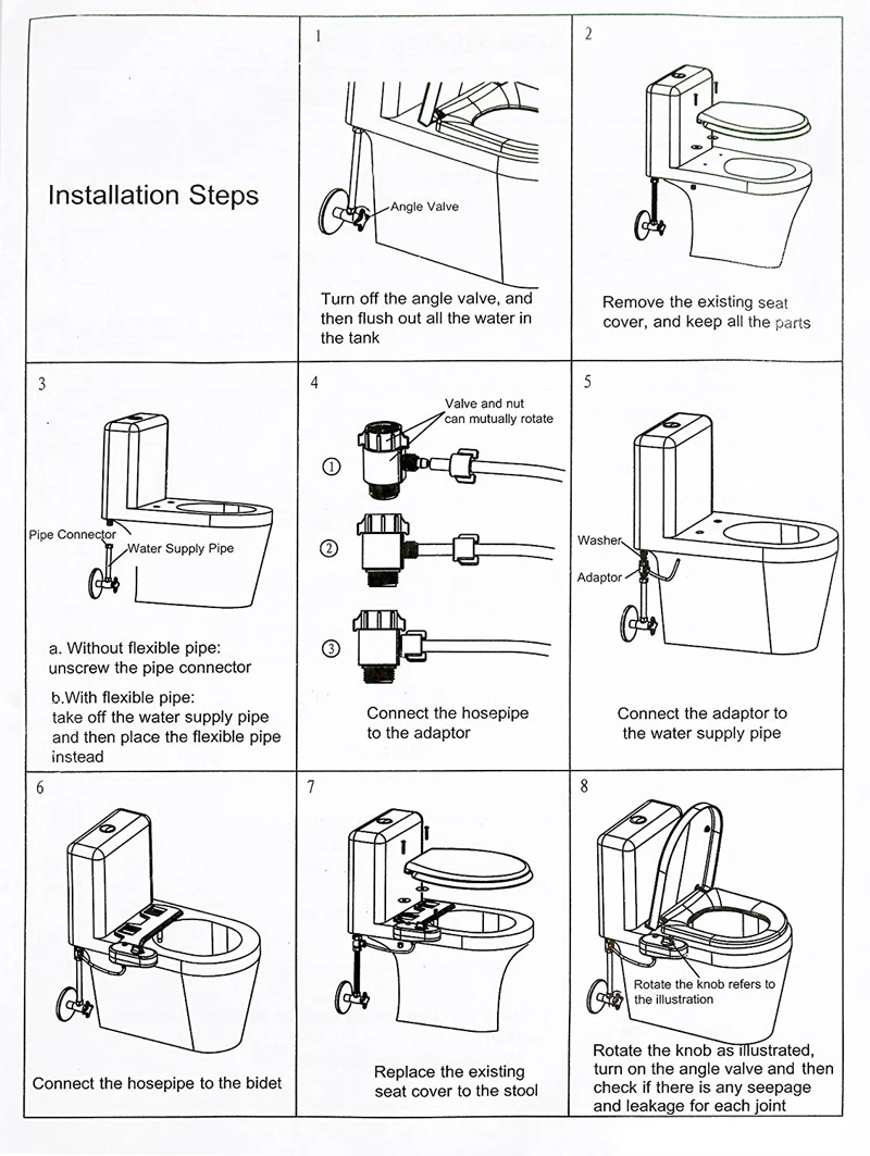 

Non-Electric Bathroom Mechanical Bidet Toilet Seat Fresh Water Nozzle Single Sprinkler Gynecological Washing Gun