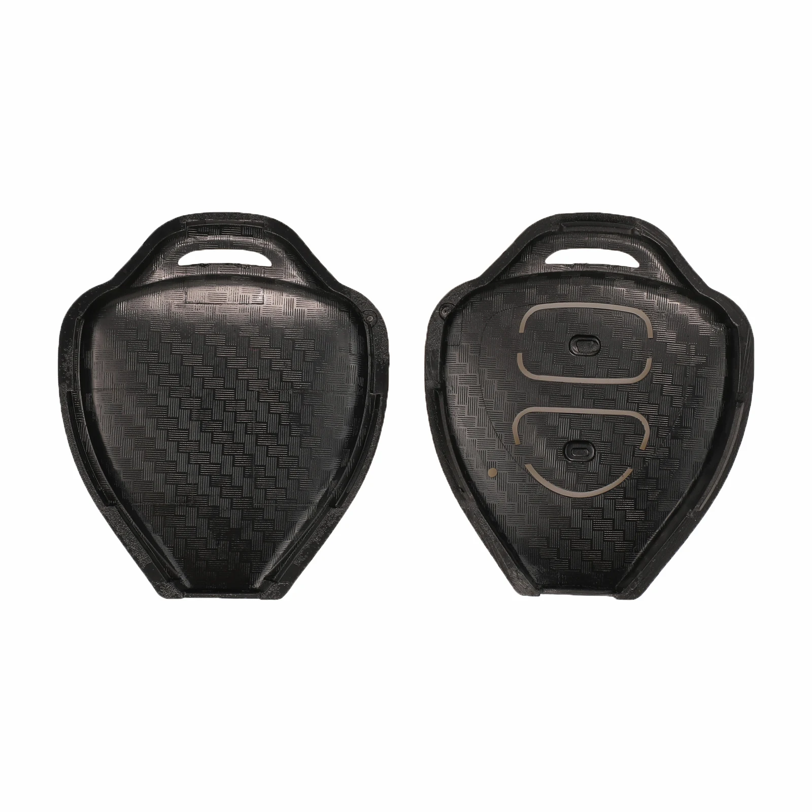 

Bilchave 2 Buttons Smart Remote Car Key Case For Toyota Avlon Crown Corolla Camry RAV4 Reiz Yaris Prado ABS Carbon