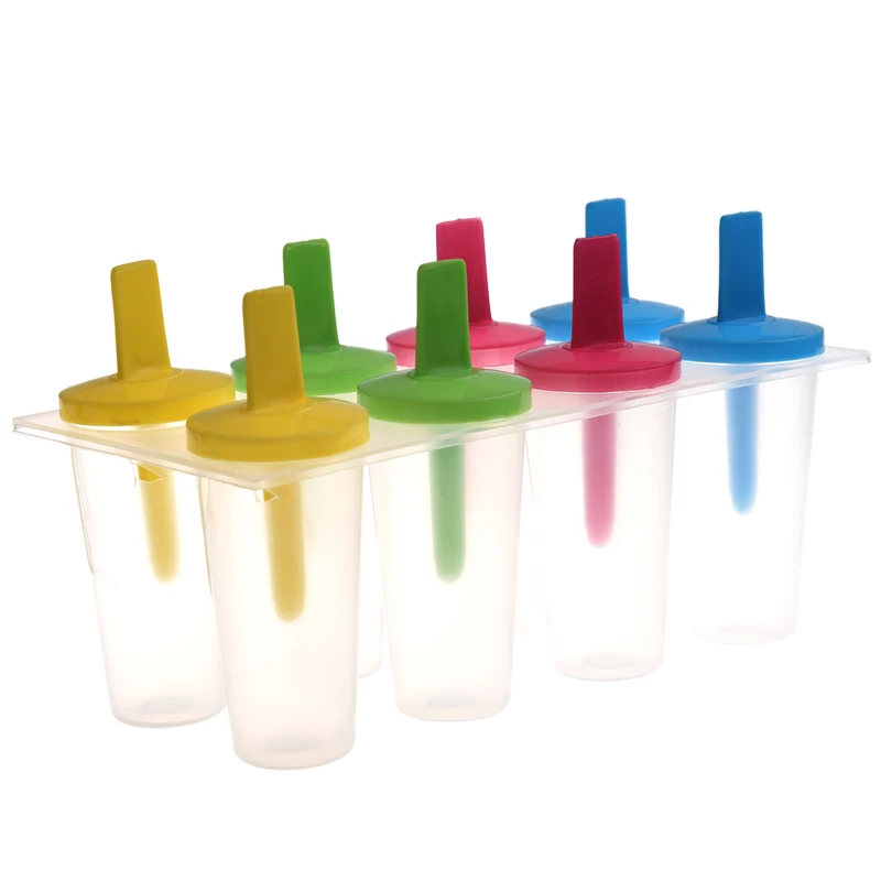 

Ice Lolly Cream Maker Pops Cake Mold Mould Popsicle Yogurt Icebox Fridge freeze Treats Freezer 8 Cells By