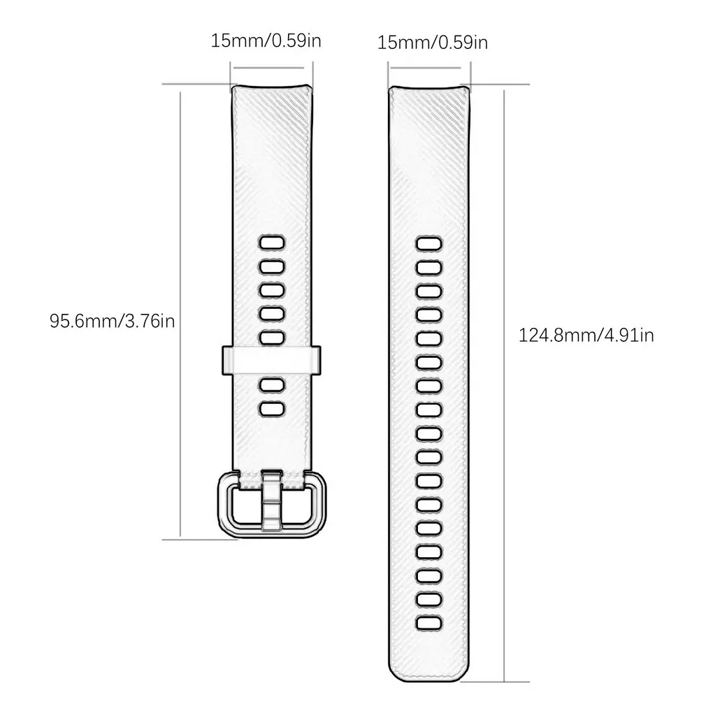 Силиконовый ремешок на запястье для Huawei Honor Band 5 стандартных смарт браслет