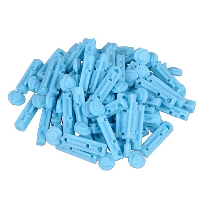 100 шт./лот одобренные CE одноразовые ланцеты 28 г для глюкозы в крови Бесплатная