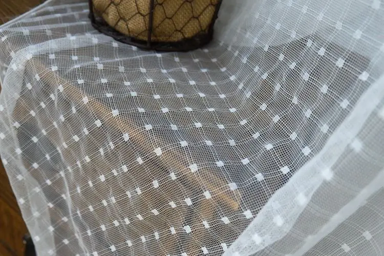 150 см широкая Геометрическая эластичная тонкая мягкая кружевная ткань для