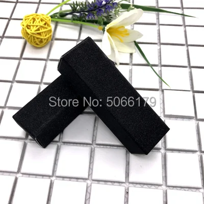 50/100 шт 25x25x85 мм косметические черные бумажные упаковочные коробки для бальзам для губ в тюбике 2,5x2,5x8,5 см аксессуары для макияжа Золотой бумажный фартук упаковочная коробка