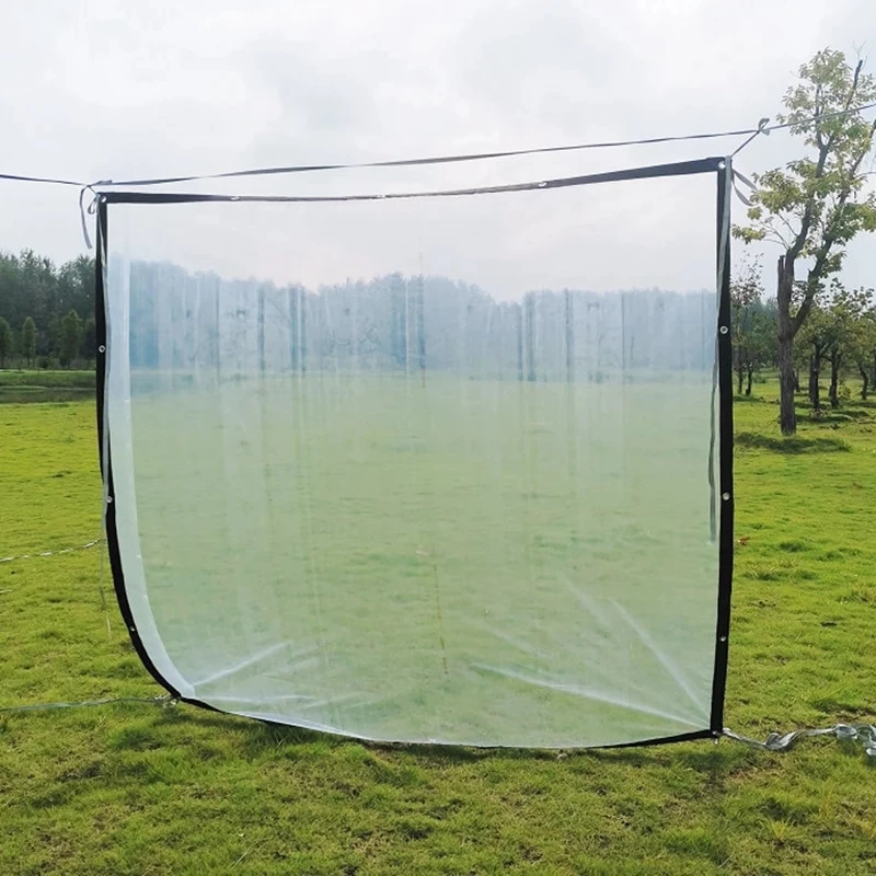 

50size Transparent Rainproof Cloth PE Film Tarpaulin Garden Balcony Greenhouse Succulent Plant Keep Warm Waterproof Protect Tarp
