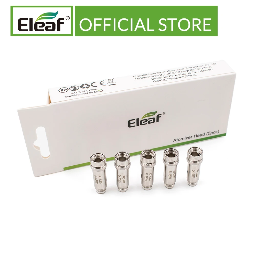 США Склад 5/10/15 шт оригинальный Eleaf ID 1.2ohm Головка Катушки замена катушки для iCard