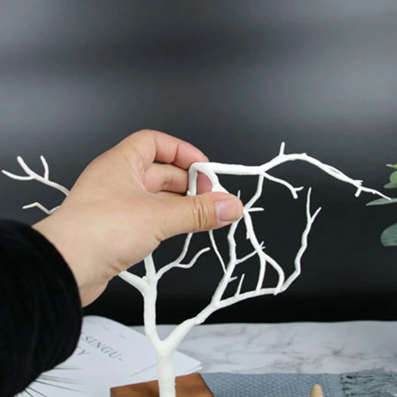 

Jewelry Necklace Rings Deer Stand Display Organizer Holder Show Rack Creative Gift Tree Storage Jewelry Organizer