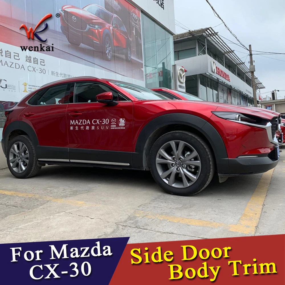 ABS Хромированная Боковая дверь корпус формовочная Накладка для Mazda CX 30 2020