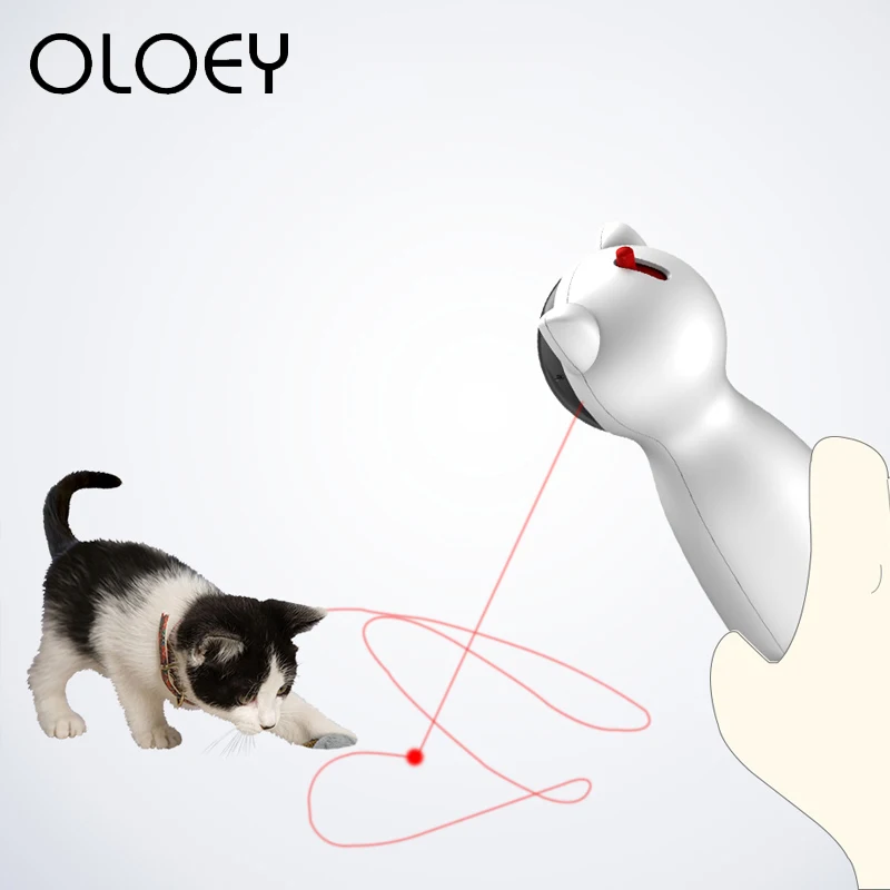 Умная Лазерная Игрушка для кошек интеллектуальное устройство с регулировкой под