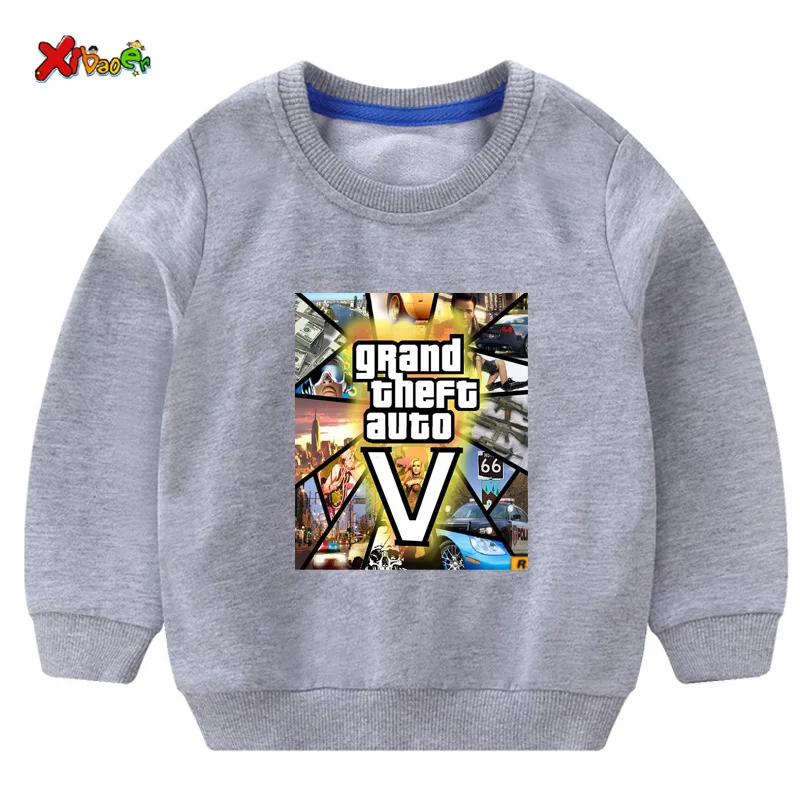 Детские свитшоты; модная детская одежда; футболка для малышей; Новинка года; Весенний пуловер; забавная хлопковая одежда для мальчиков и девочек 6 лет - Цвет: Kids sweatshirt