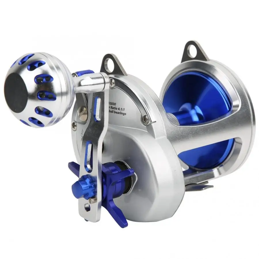 Катушка рыболовная из нержавеющей стали TR10000 максимальное торможение 30 кг