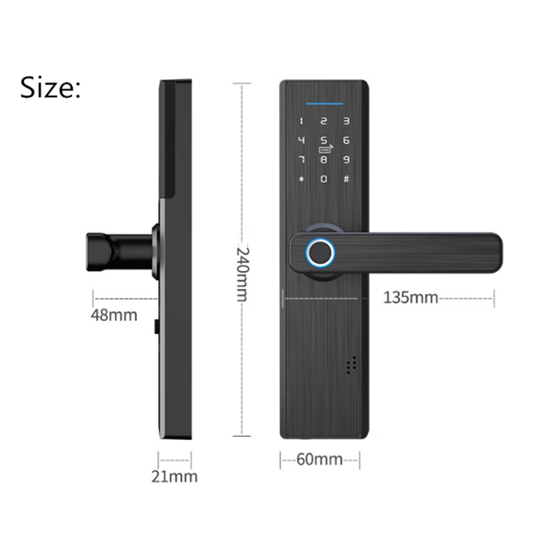 Конкурентная цена TTlock S804 биометрический отпечаток пальца карта пароль умный