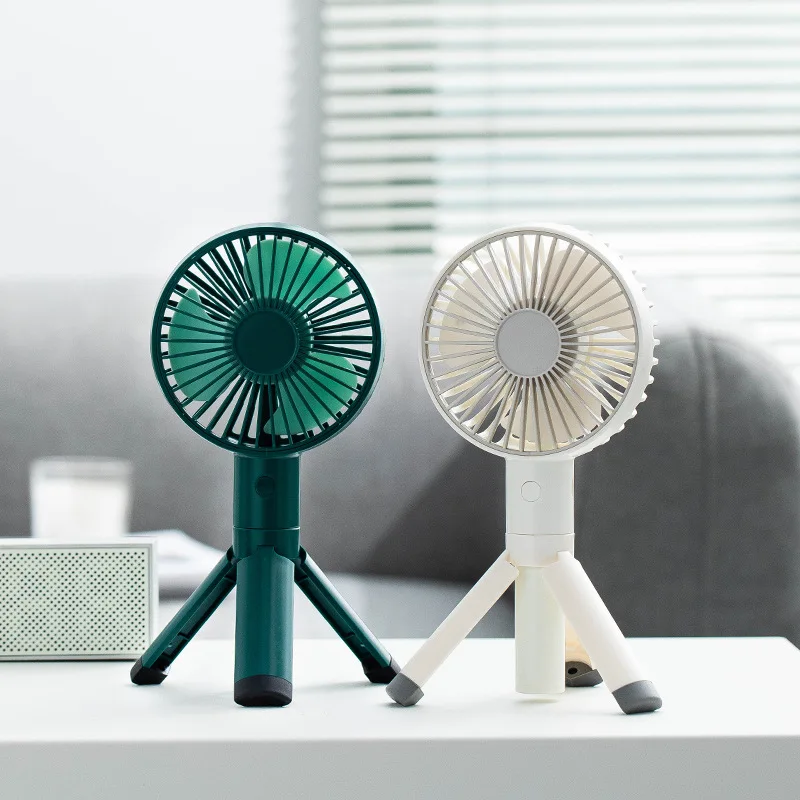 

New Desktop Tripod Mini Fan Dormitory Student Handheld USB Fan Office Home Portable Fan