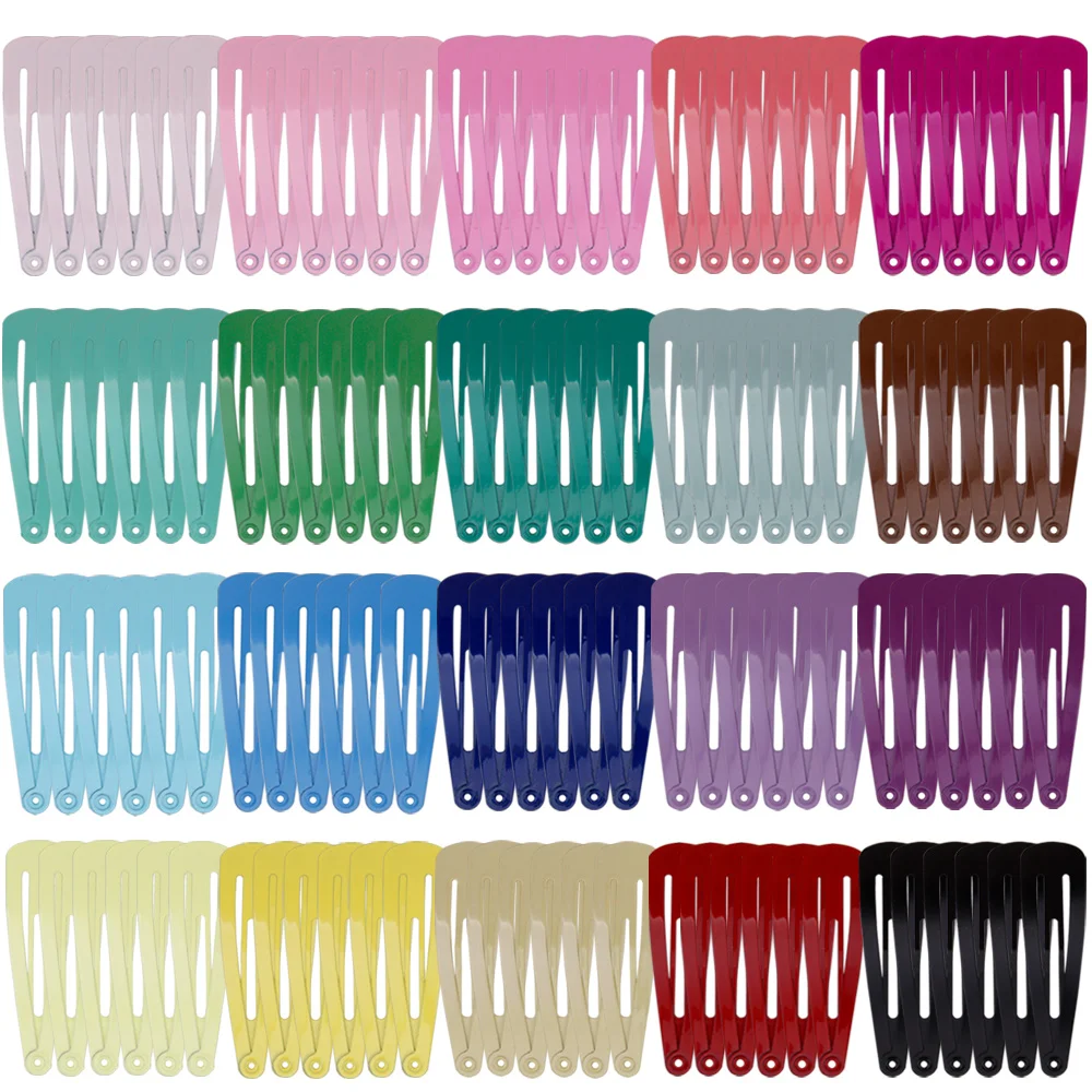 

20/40/80/120Pcs Woman Hair Clips Alligator Hair Barrette Colorful Snap Clips Hairpins For Women Fashion Metal Hair Accessories