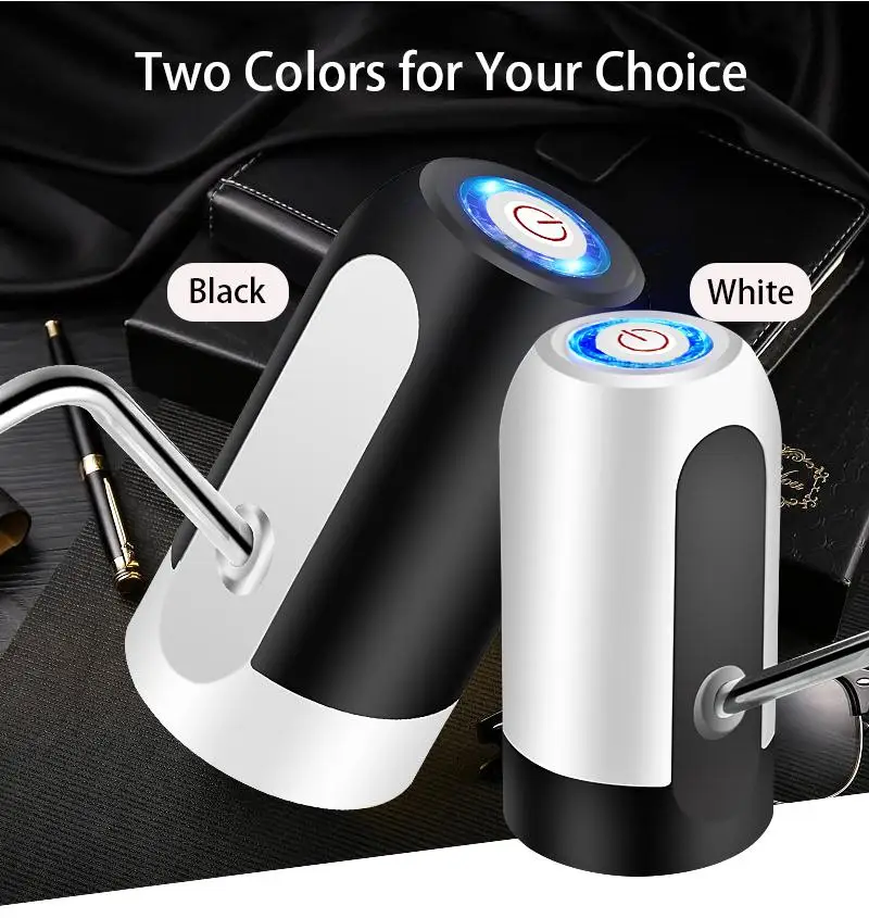 Электрический насос для воды в бутылках беспроводной умный водяной диспенсер