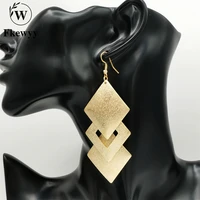 fkewyy fashion earrings for women luxury jewelry gothic accessories geometry dangle earrings jewellery design square earring